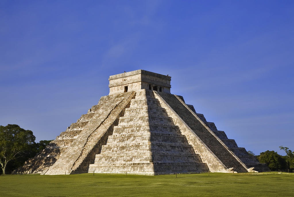 Las pirámides de Chichén Itzá en Yucatán
