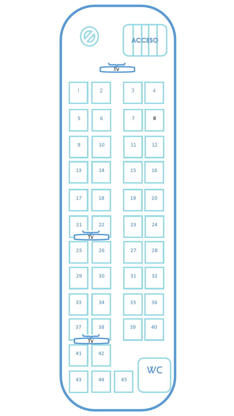 croquis de unidad irizar i5