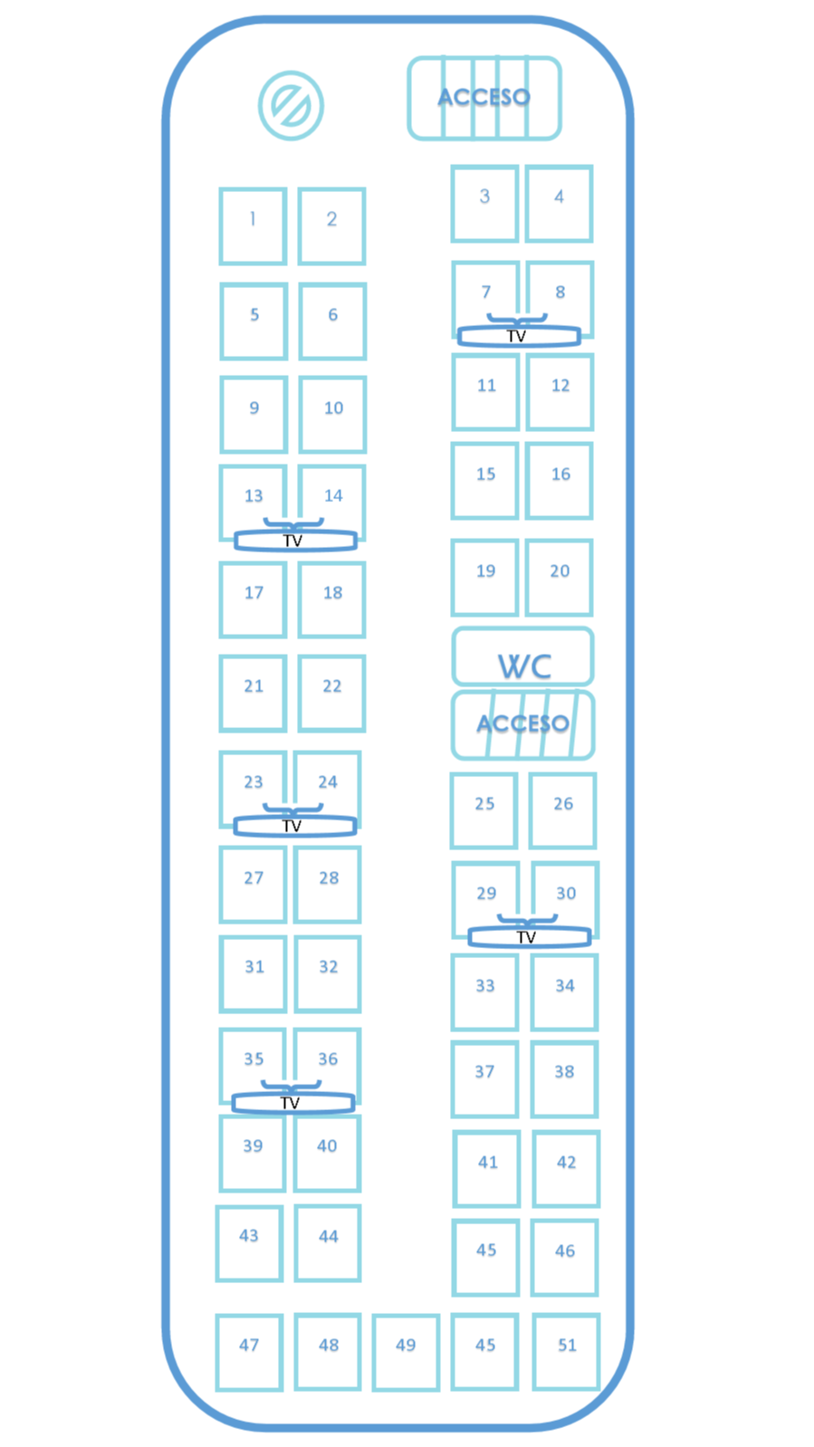 croquis de unidad irizar i6